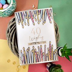 Trim Me! Foiled Insert Pad - Birthday Milestones - Silver-3