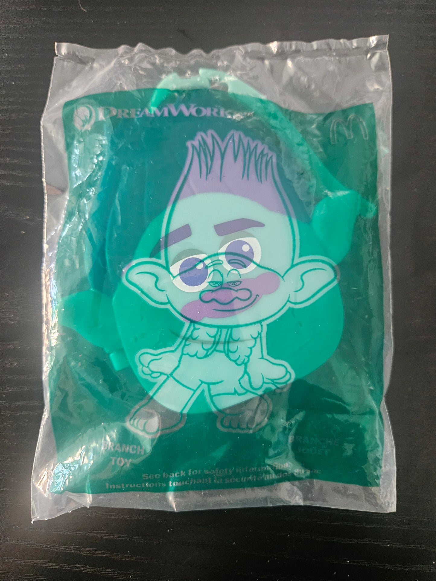 2022 McDonald's Happy Meal DreamWorks Trolls Branch Toy