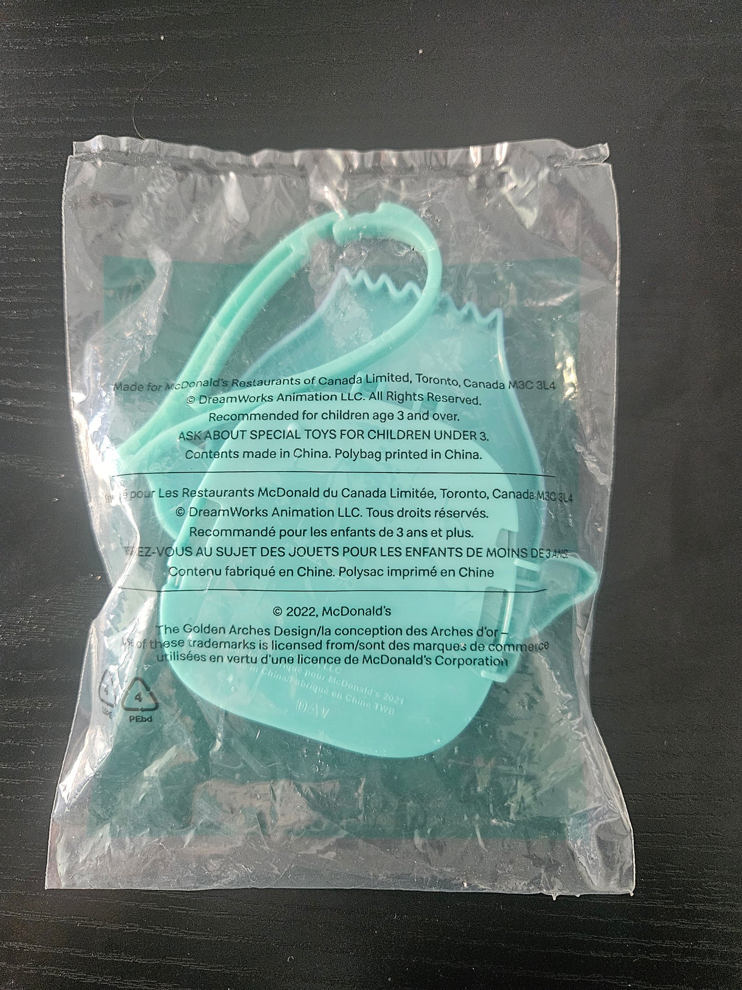 2022 McDonald's Happy Meal DreamWorks Trolls Branch Toy
