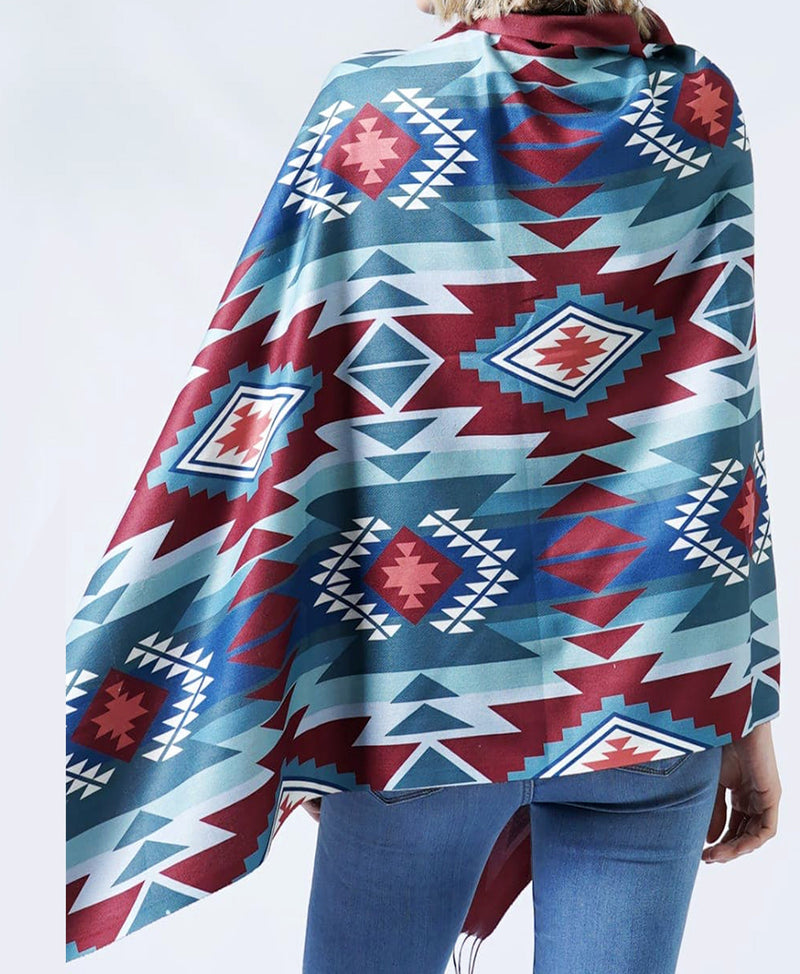 Scarf Shawl (Red)-1
