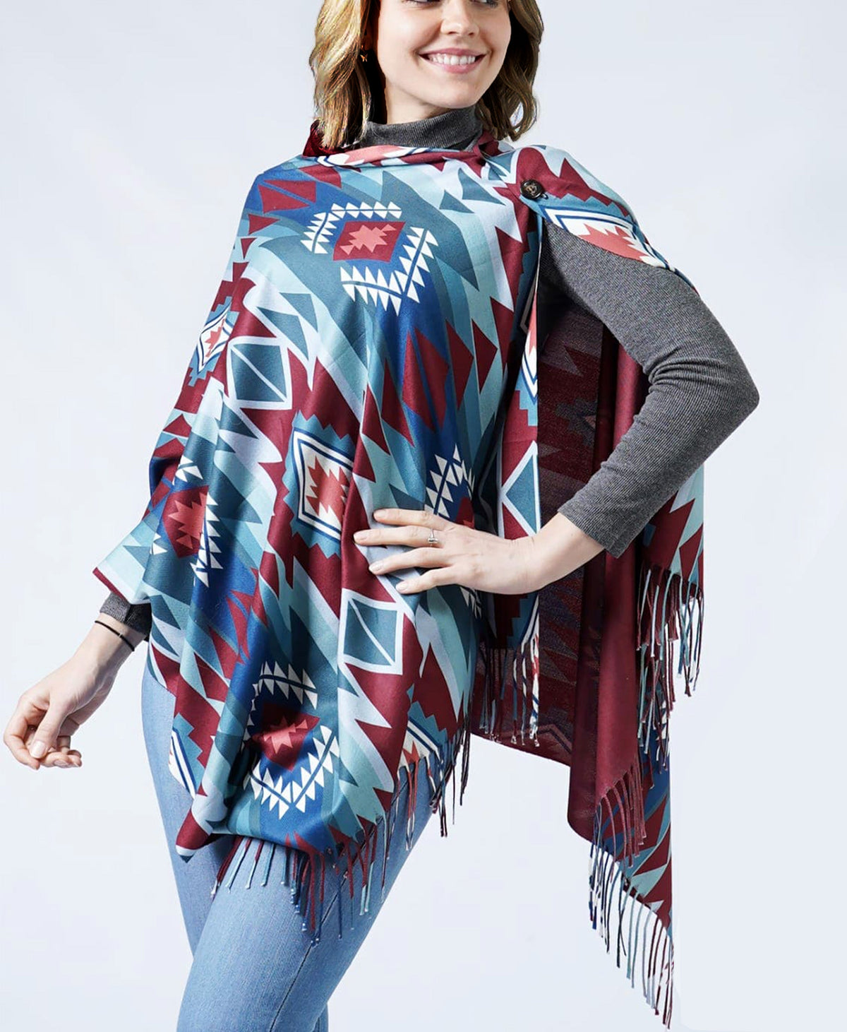 Scarf Shawl (Red)-2