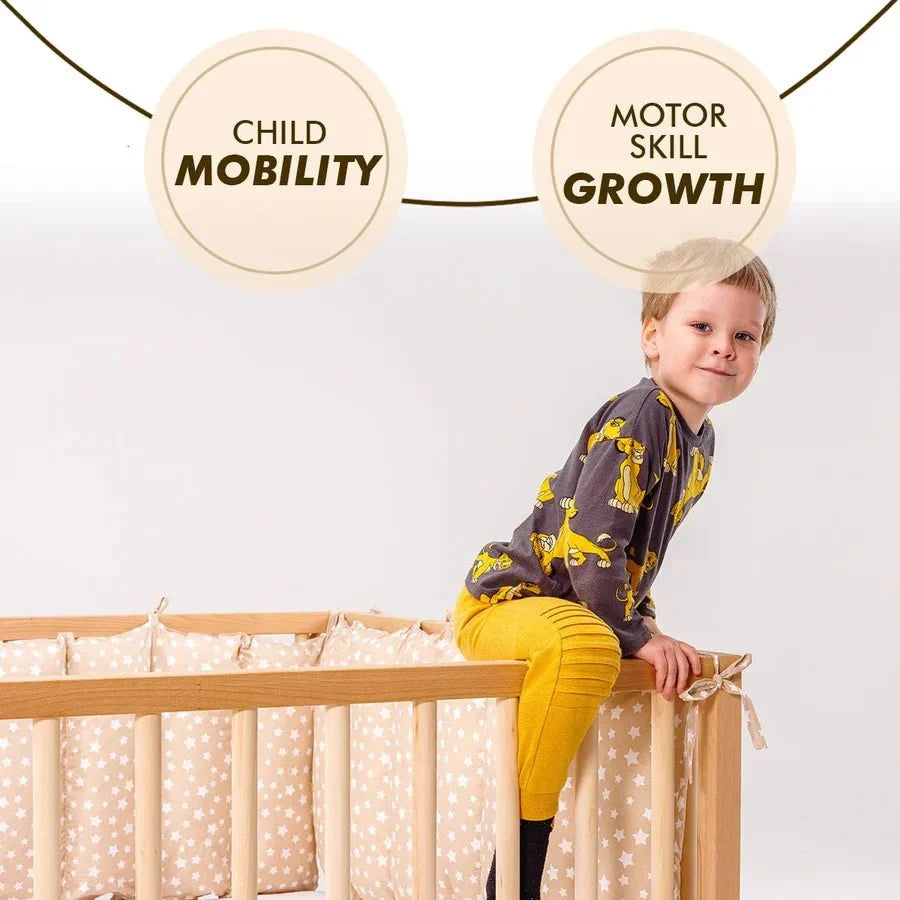 Twin Size Bed Frame for Toddlers with Fence-10