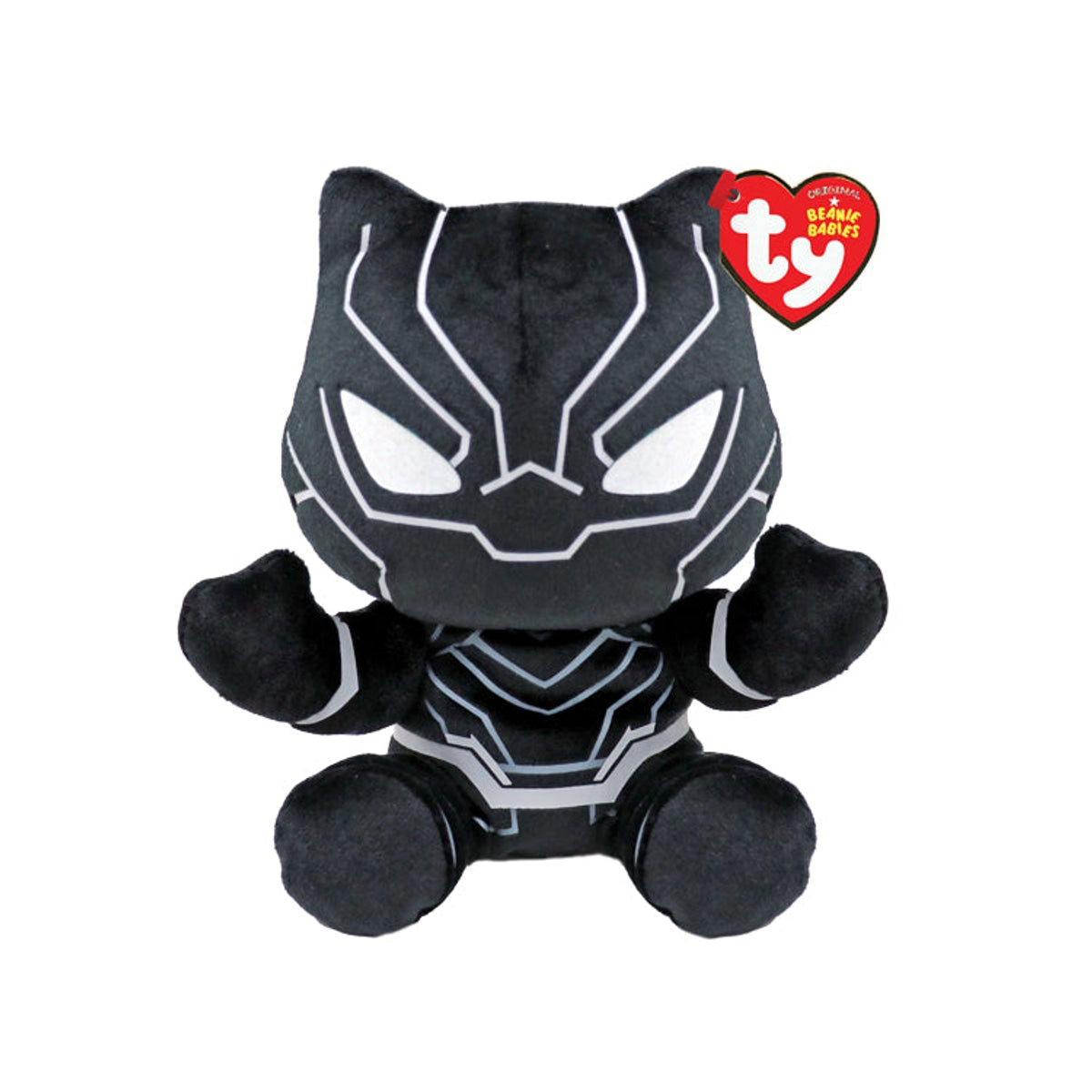 Ty Marvel Black Panther Beanie Babies Plush 8"-1