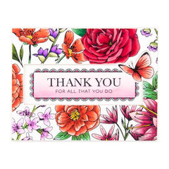 Ensemble Plaque de Pressage et Matrices Jardin de Papillons de la Collection BetterPress-4
