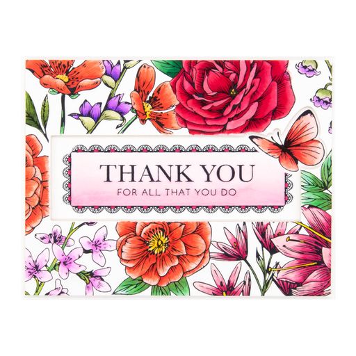 Ensemble Plaque de Pressage et Matrices Jardin de Papillons de la Collection BetterPress-4