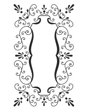 Creative Expressions Stamps To Die For Emma's Joyful Frame-1