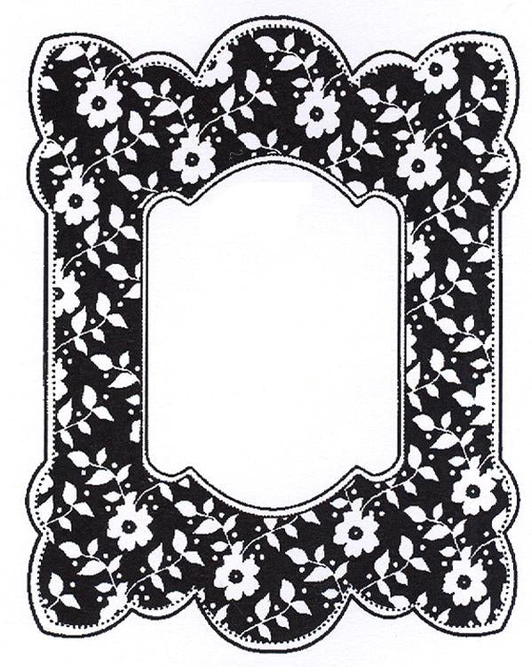 Creative Expressions Stamps  - Silhouette Blooms-1