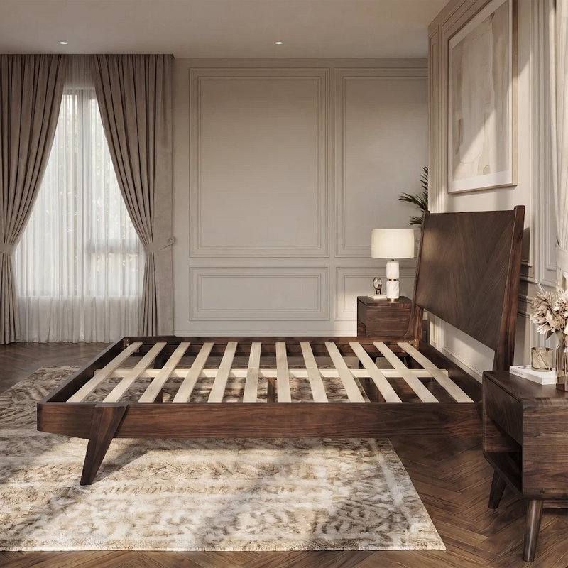 Estructura de cama de madera maciza Gazelle-25
