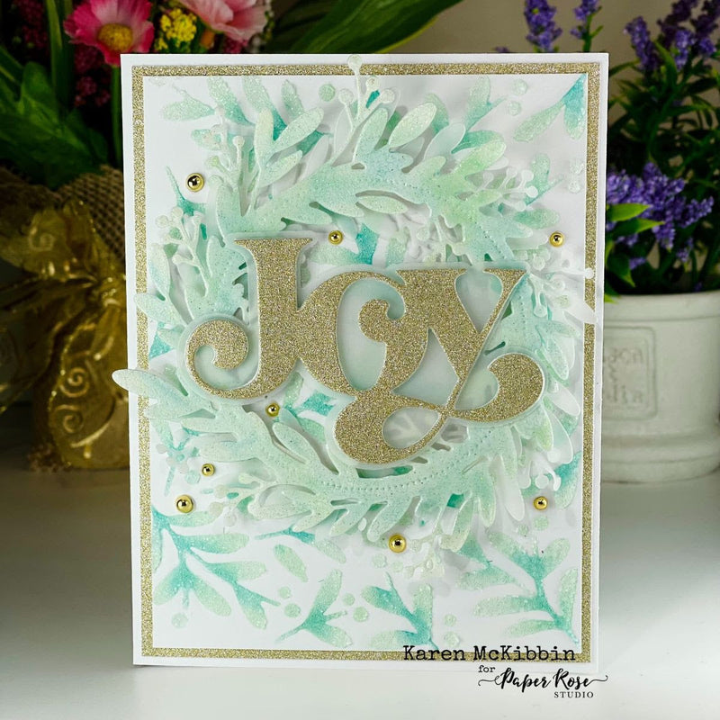 Fancy Script Layered Joy Die 32454-6