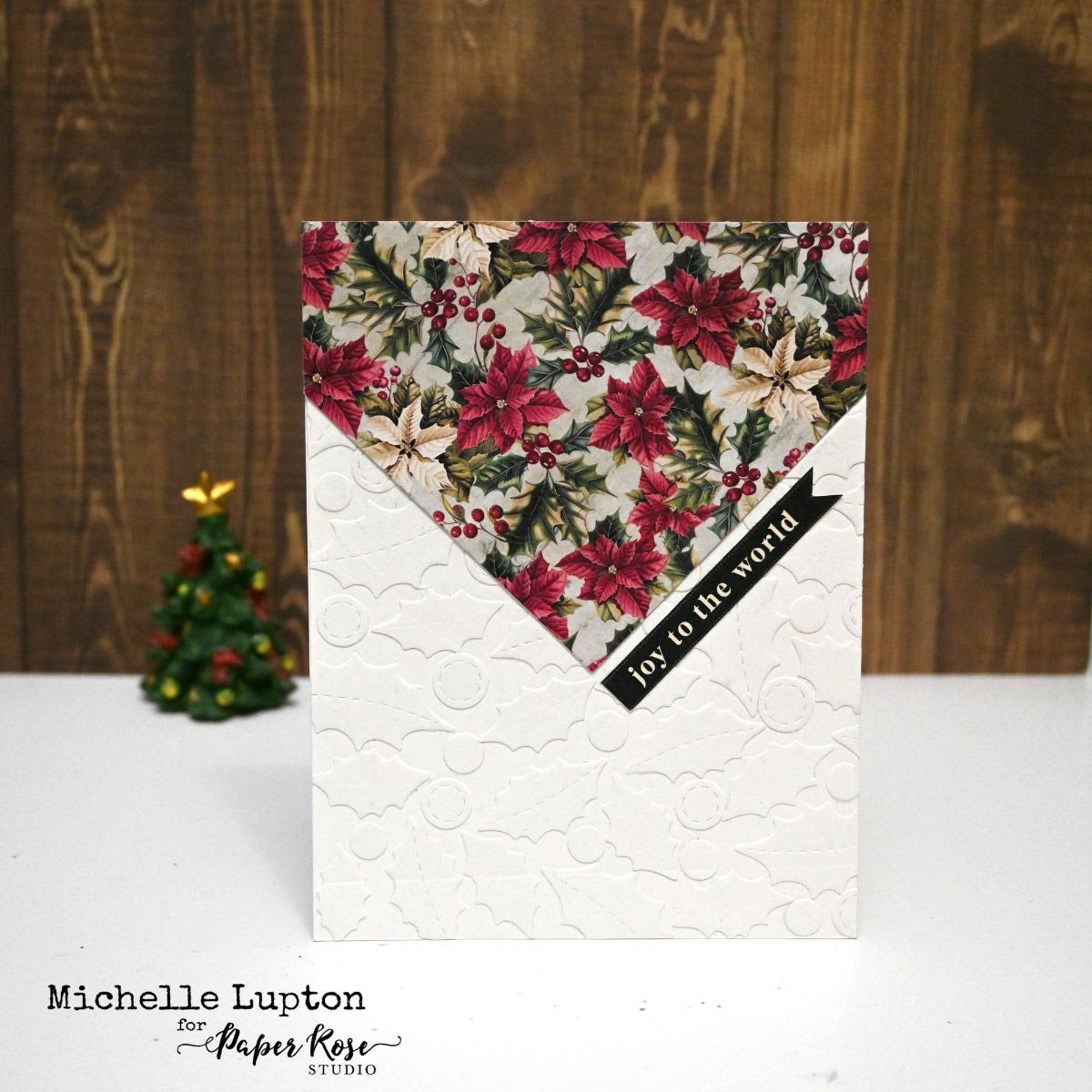 Collection de papiers "Bases de houx de Noël" 6x6 35139-9