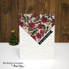 Collection de papiers "Bases de houx de Noël" 6x6 35139-9