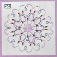 Laura's Design Digital Embroidery Pattern - Center Web Scalloped Wreath-1
