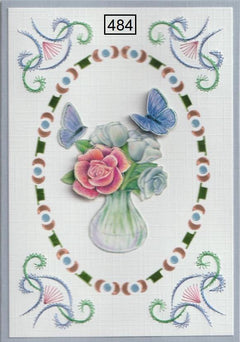 Laura's Design Digital Embroidery Pattern - Oval Frame & Corner Flourish-1