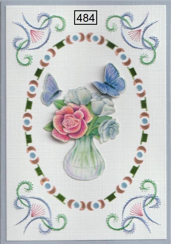 Laura's Design Digital Embroidery Pattern - Oval Frame & Corner Flourish-1
