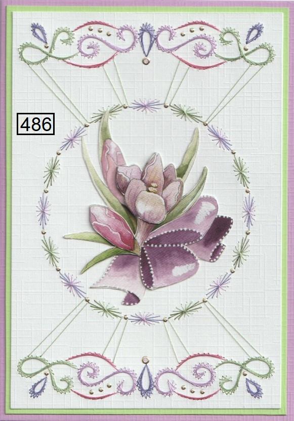 Laura's Design Digital Embroidery Pattern - Flourish & Circle Frame-1