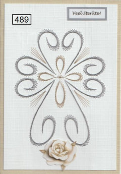 Laura's Design Digital Embroidery Pattern - Flourish Cross-1