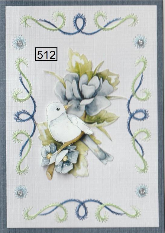 Laura's Design Digital Embroidery Pattern - Four Flourish Edges-1