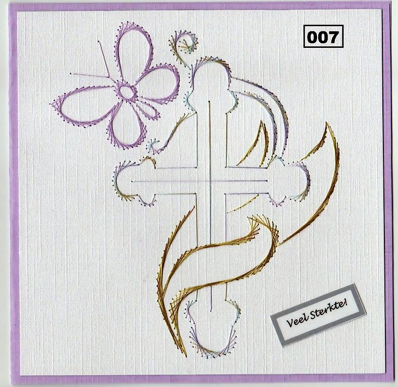 Laura's Design Digital Embroidery Pattern - Cross & Butterfly-1