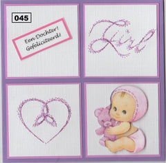Laura's Design Digital Embroidery Pattern - Girl Heart-1