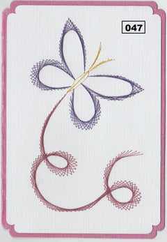 Laura's Design Digital Embroidery Pattern - Floating Butterfly-1