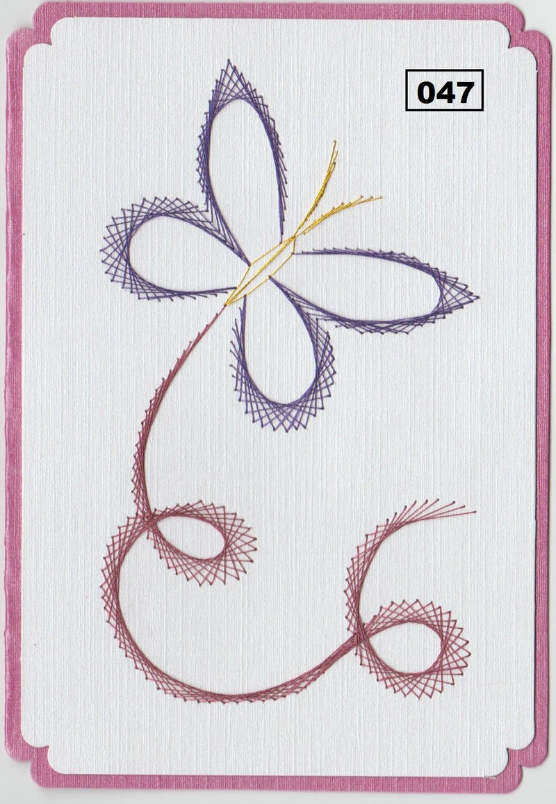 Laura's Design Digital Embroidery Pattern - Floating Butterfly-1