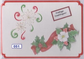 Laura's Design Digital Embroidery Pattern - Christmas Flowers-1