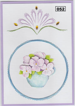 Laura's Design Digital Embroidery Pattern - Floral Shape-1