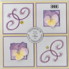 Laura's Design Digital Embroidery Pattern - Corner Squares-1