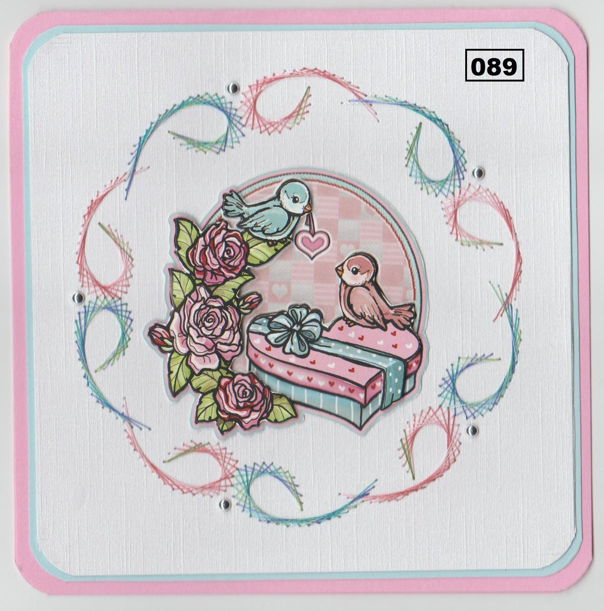 Laura's Design Digital Embroidery Pattern - Flourish Wreath-1