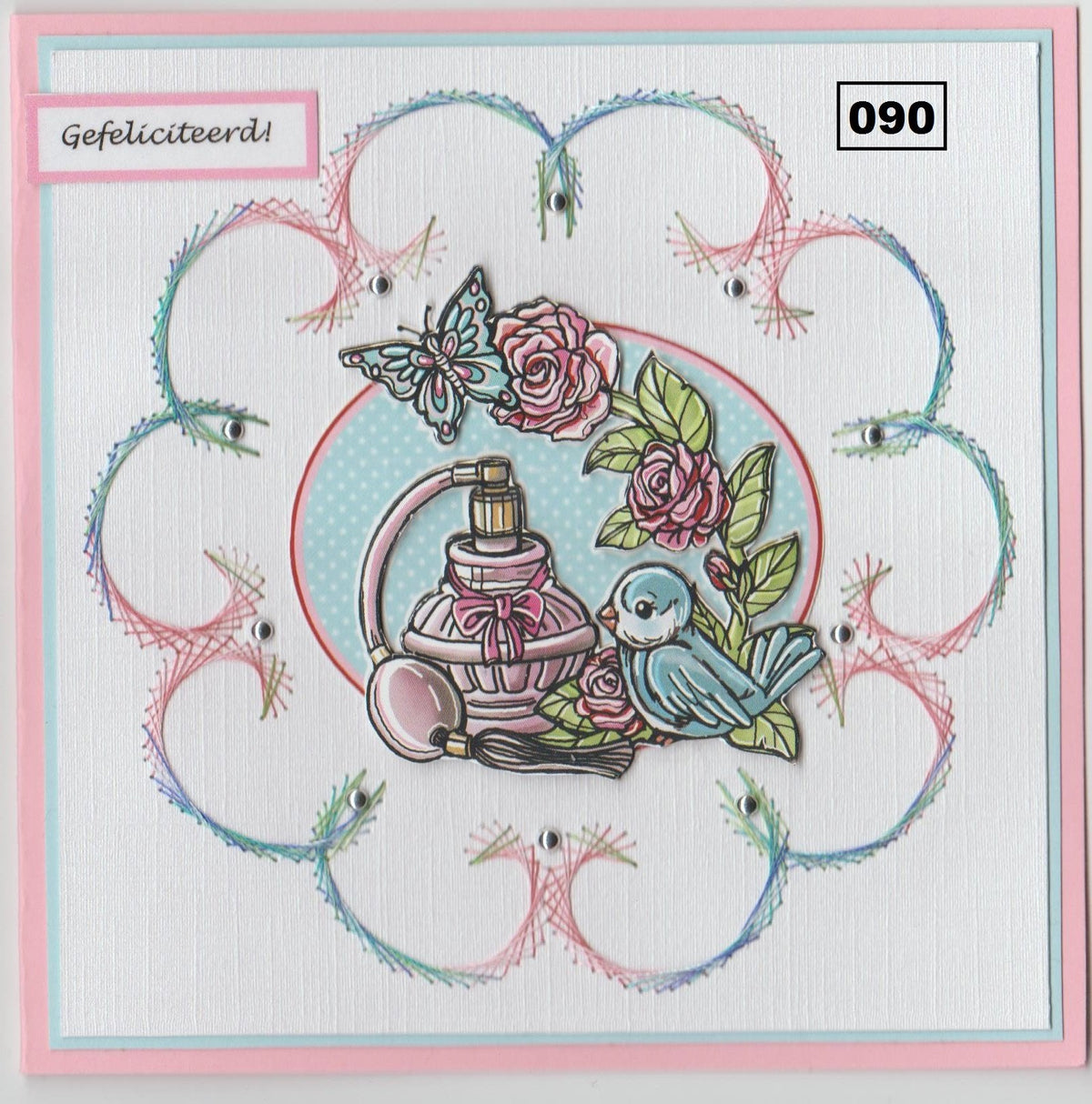 Laura's Design Digital Embroidery Pattern - Flourish Wreath 2-1