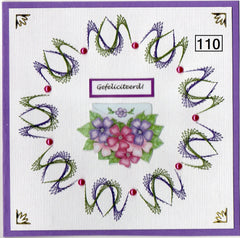 Laura's Design Digital Embroidery Pattern - Tulip Wreath-1