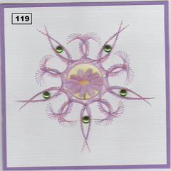 Laura's Design Digital Embroidery Pattern - Curling Flower-1