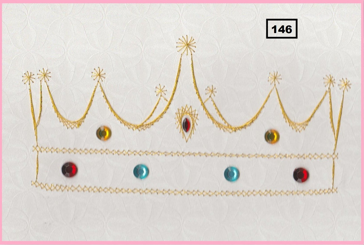 Laura's Design Digital Embroidery Pattern - Crown-1
