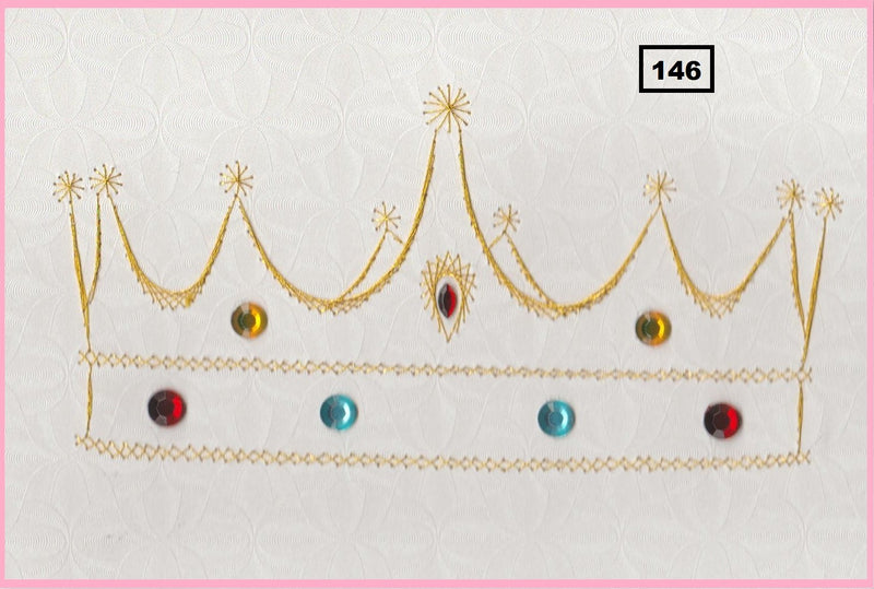 Laura's Design Digital Embroidery Pattern - Crown-1