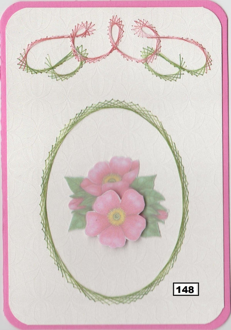 Laura's Design Digital Embroidery Pattern - Oval Frame & Flourish-1