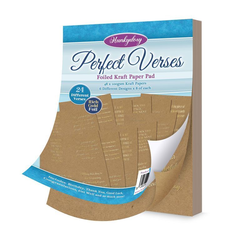 Perfect Verses Foiled Kraft Paper Pad-1