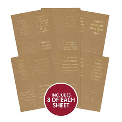 Perfect Verses Foiled Kraft Paper Pad-2