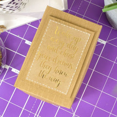 Perfect Verses Foiled Kraft Paper Pad-6
