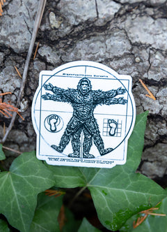 VITRUVIAN SASQUATCH Eco Vinyl Sticker-1