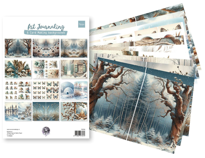 Marianne Design - Art Journaling Winterset by Fairybells-1