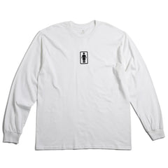 Girl Skateboards 'Classic' L/S - White-1