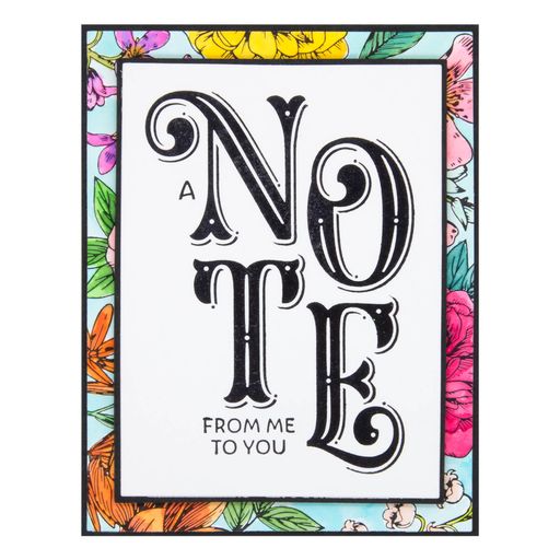 Placa de prensa "A Note from Me to You" de la colección BetterPress-4