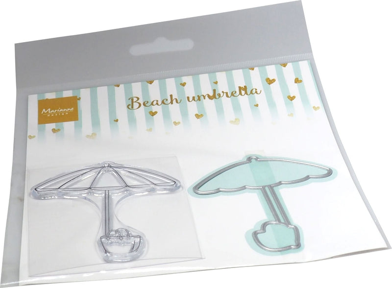 Marianne Design Stamp & Die Set - Beach Umbrella-1