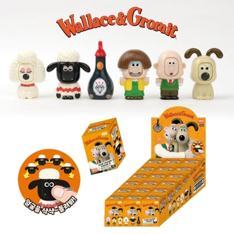 Wallace & Gromit Face Change Figure Blind Box Collection-1