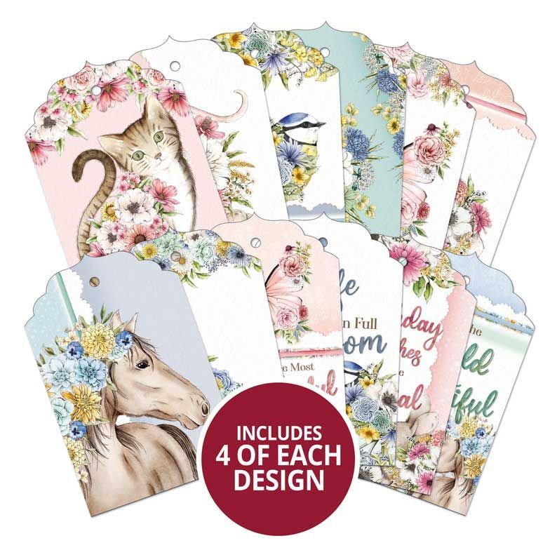 Wildlife Blossoms Tag Pad-2