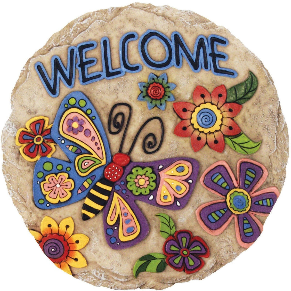 Welcome Butterfly Stepping Stone-1