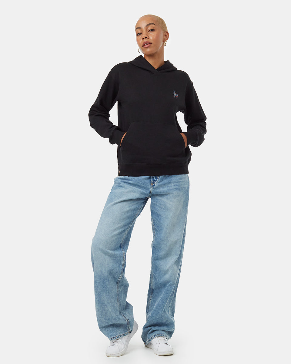 Peru Embroidered Llama Hoodie-2