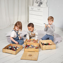 Wooden storage/sorter for constructor-1