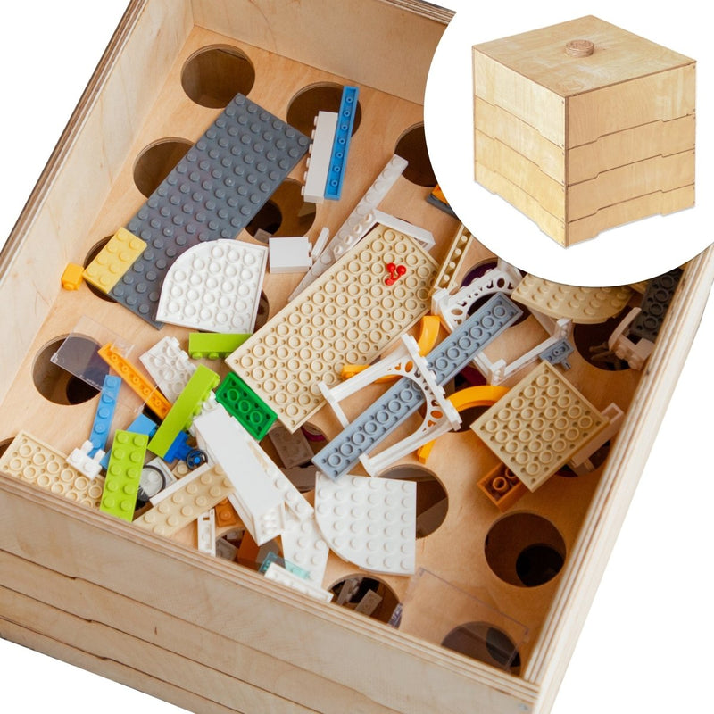 Wooden storage/sorter for constructor-2