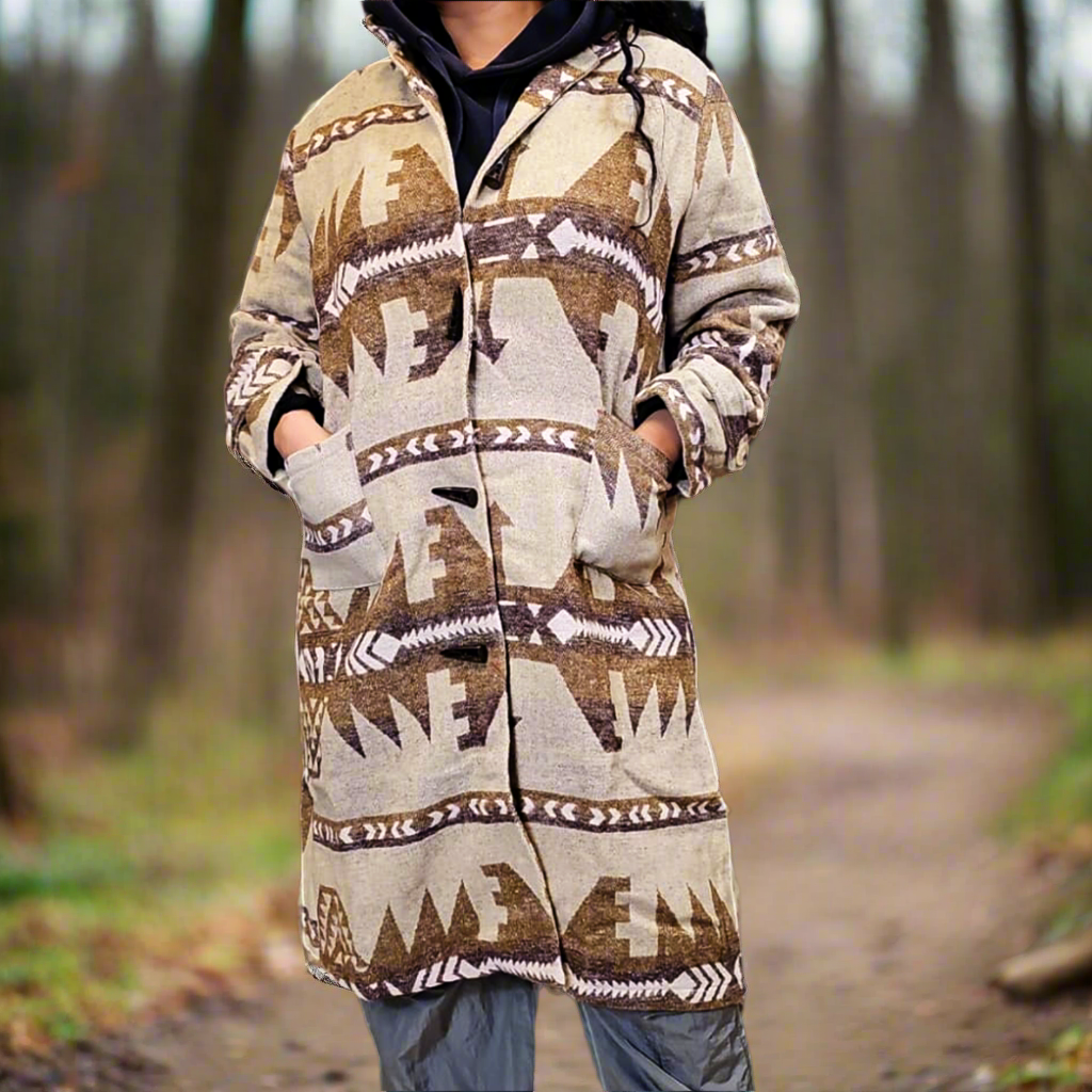 Long Coat (wool) No Hood (Beige)